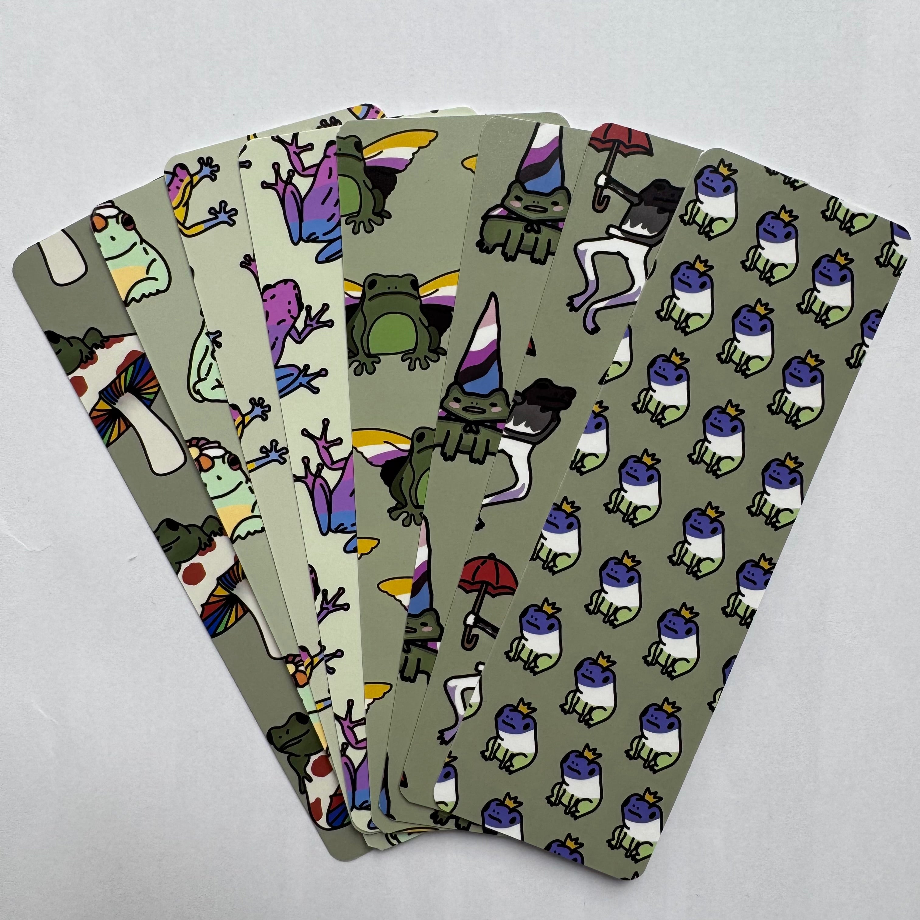 Bisexual Frog Bookmark