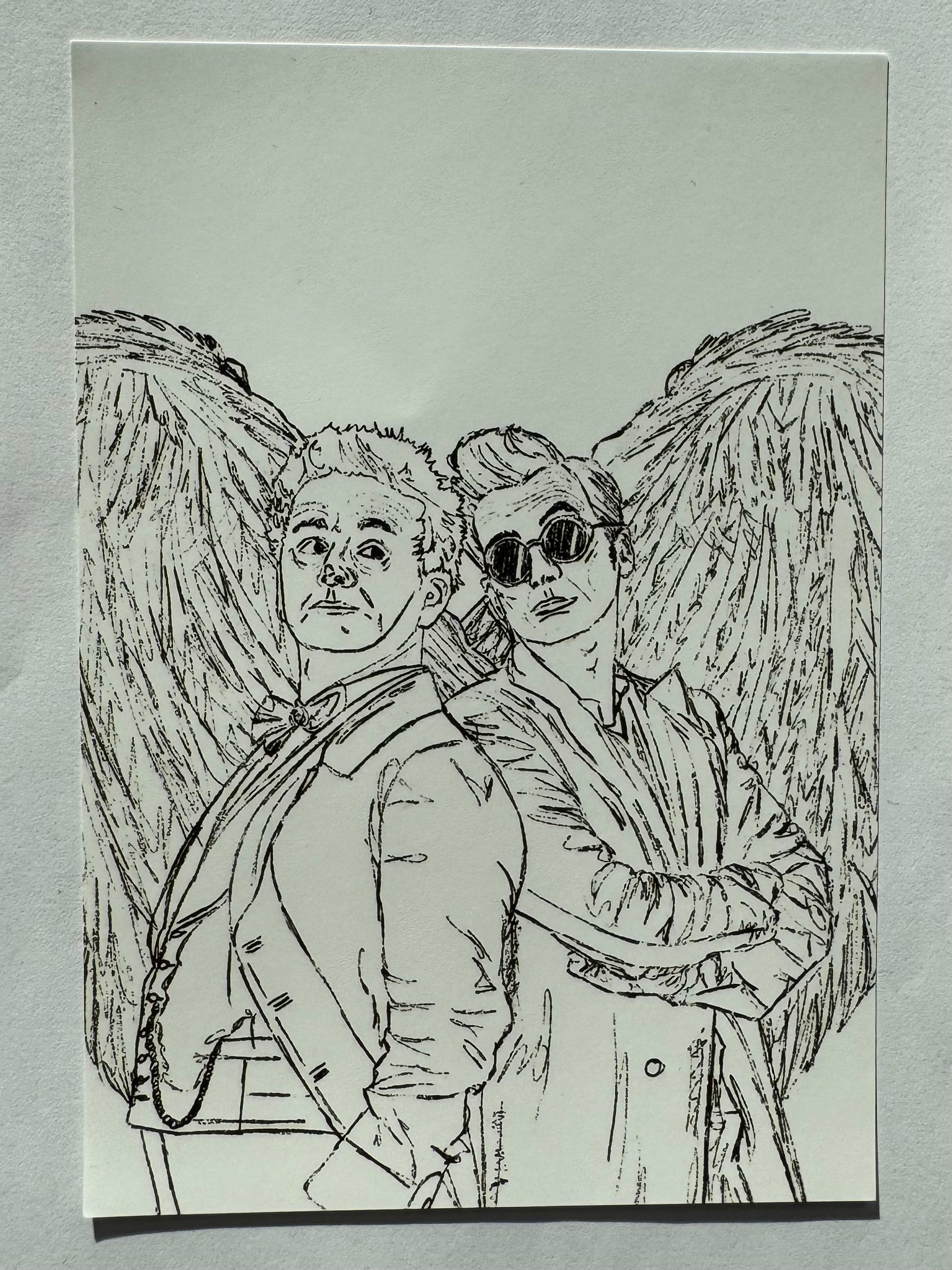 Good Omens Print Trio