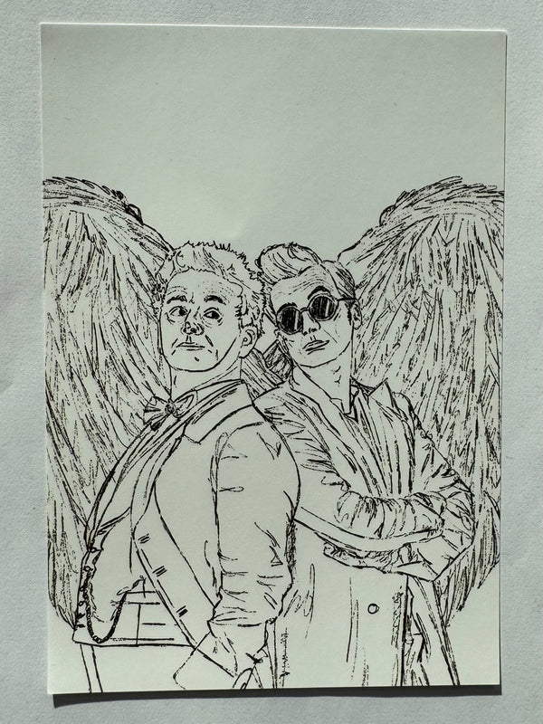 Good Omens Print Trio