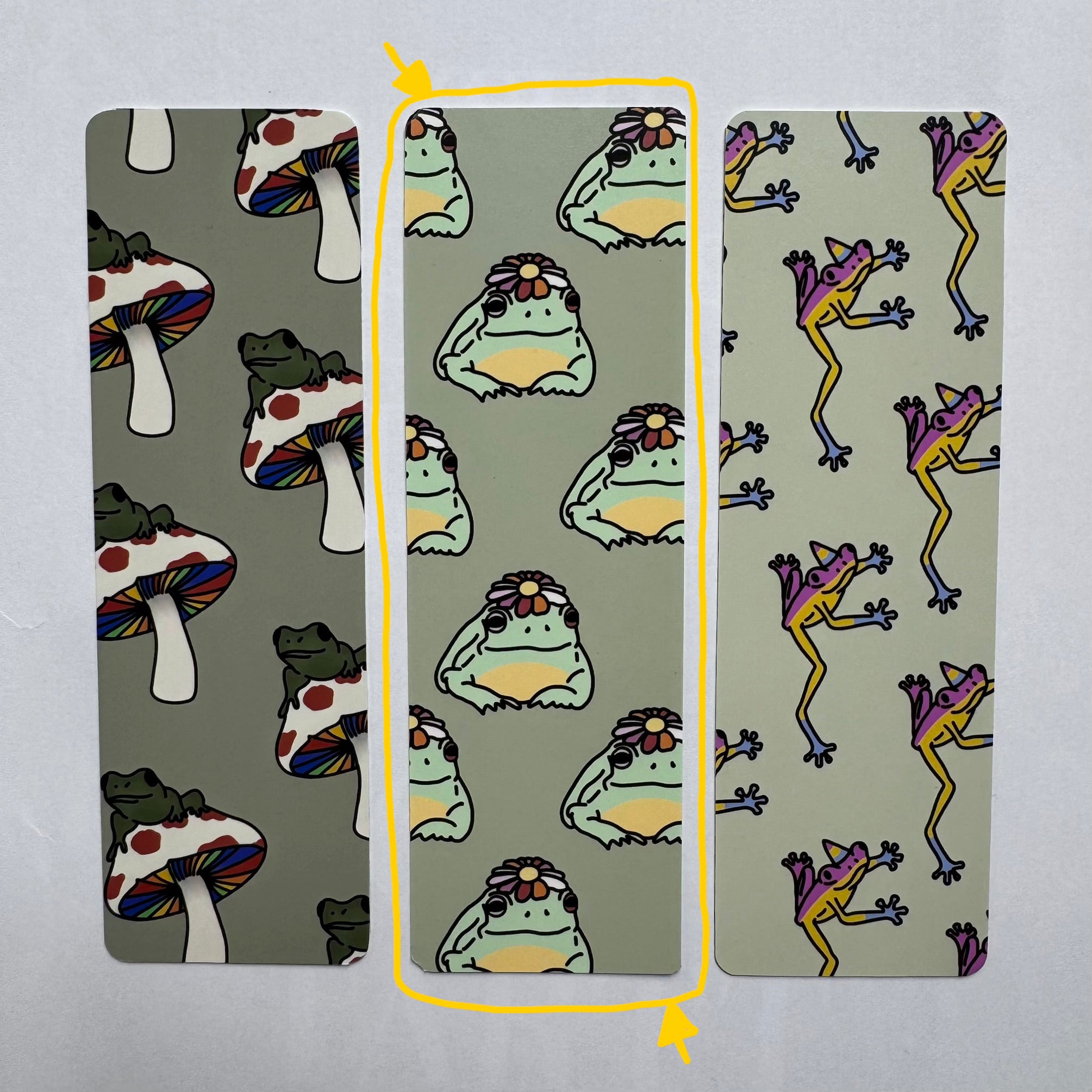 Lesbian Frog Bookmark