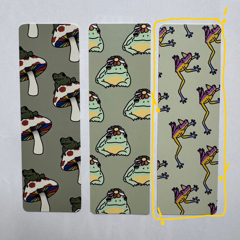 Pansexual Frog Bookmark