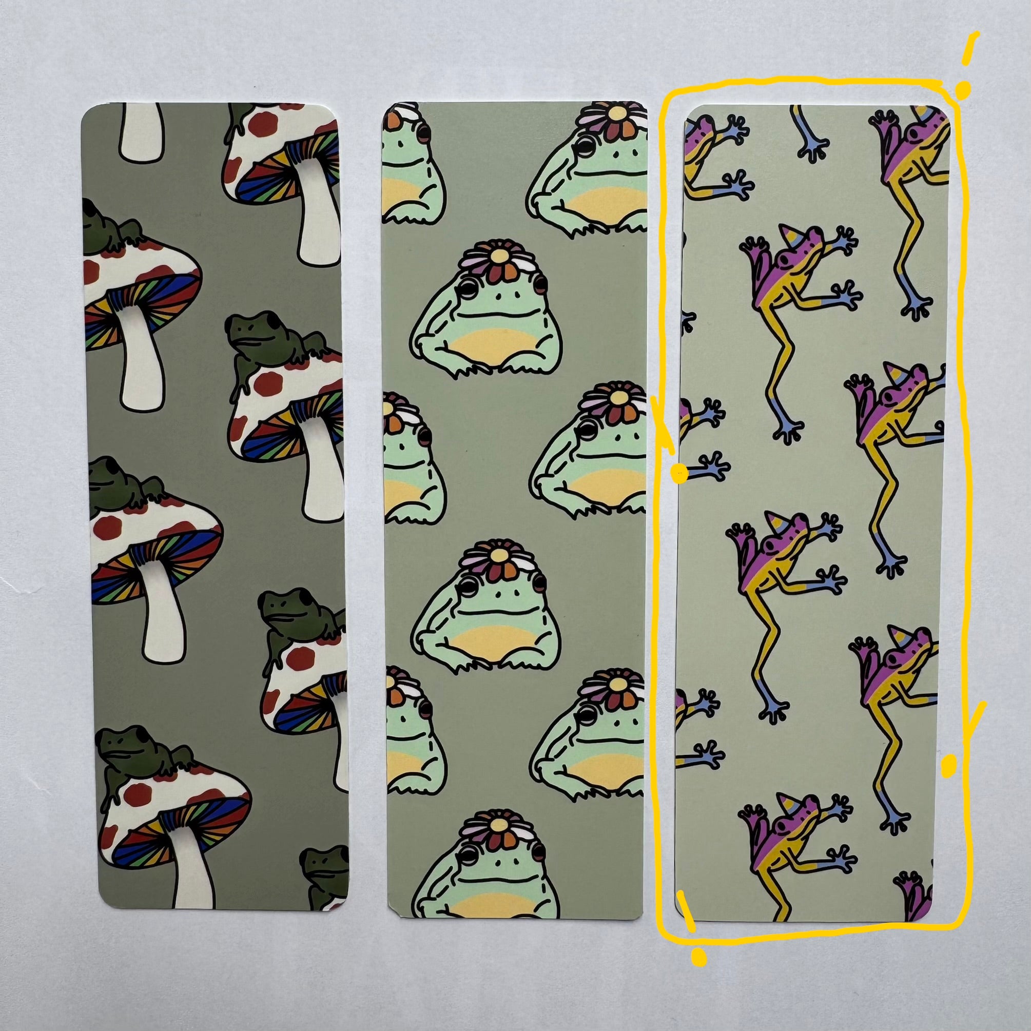 Pansexual Frog Bookmark