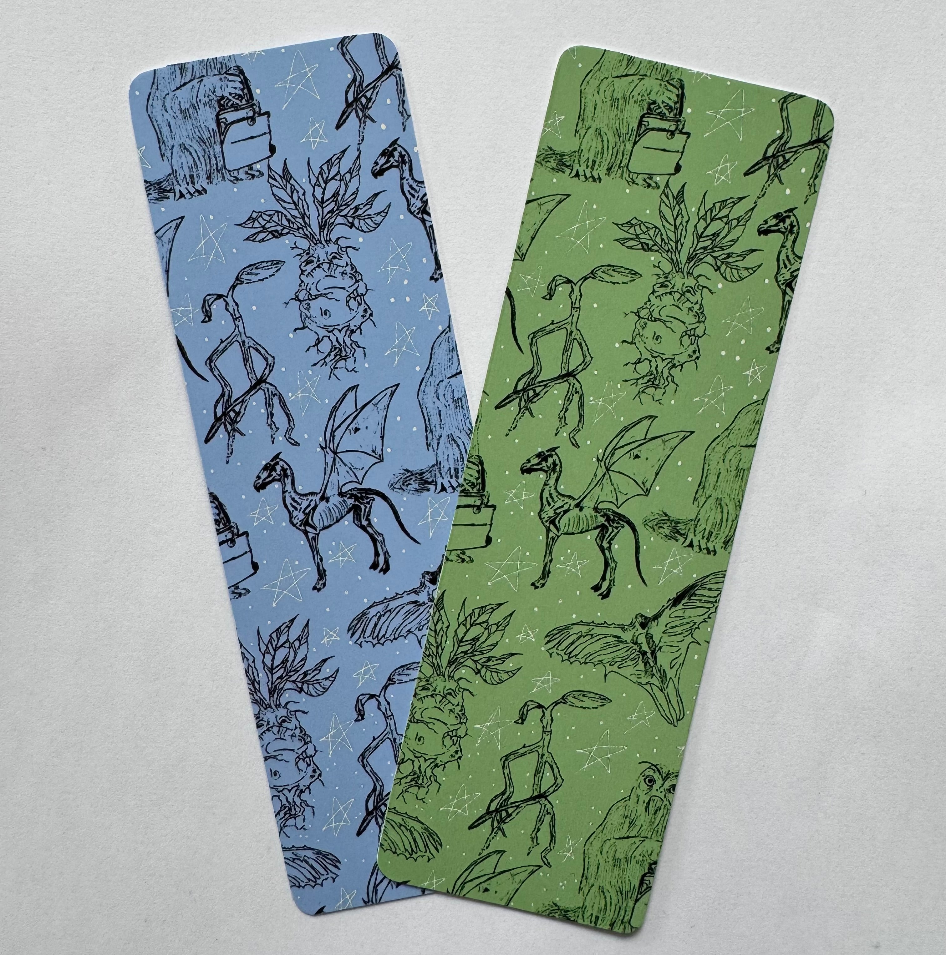 Magical Beasts Bookmark Pair