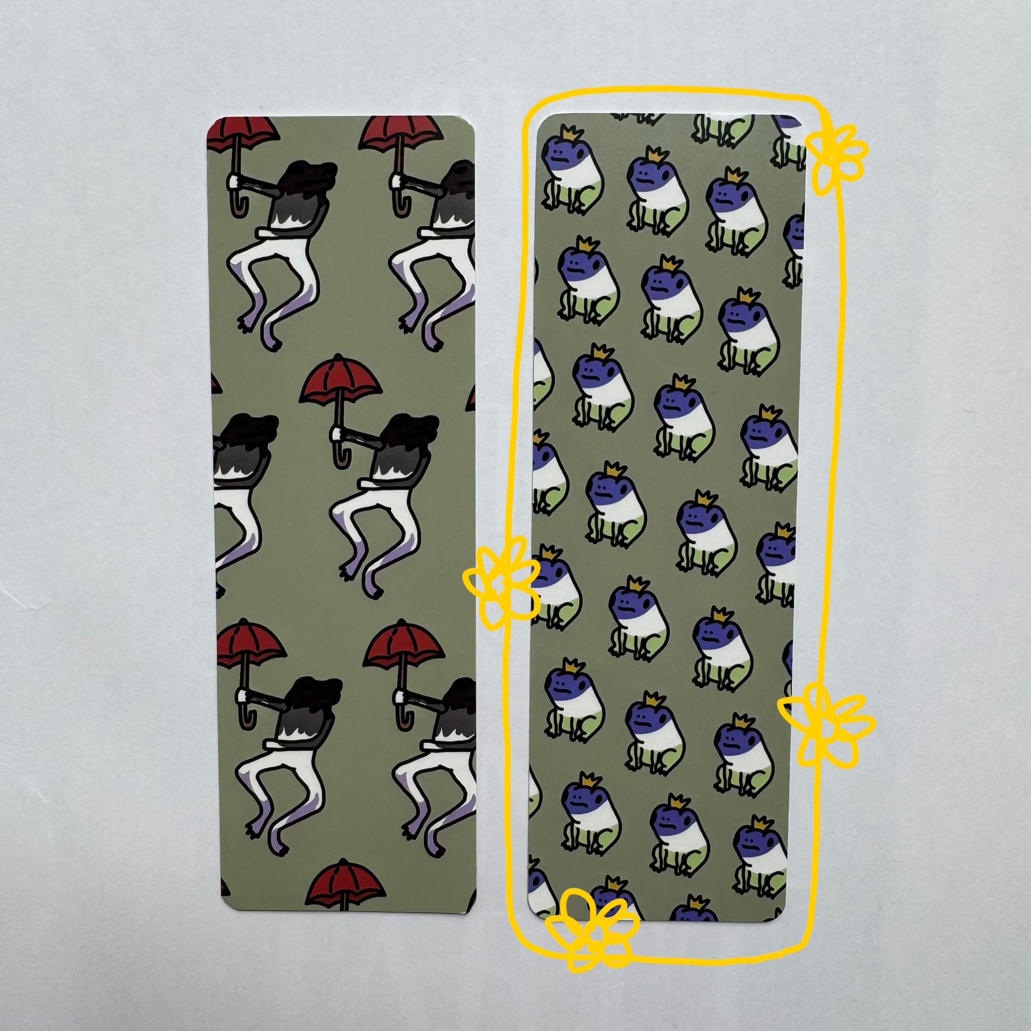 Gender-Queer Frog Bookmark