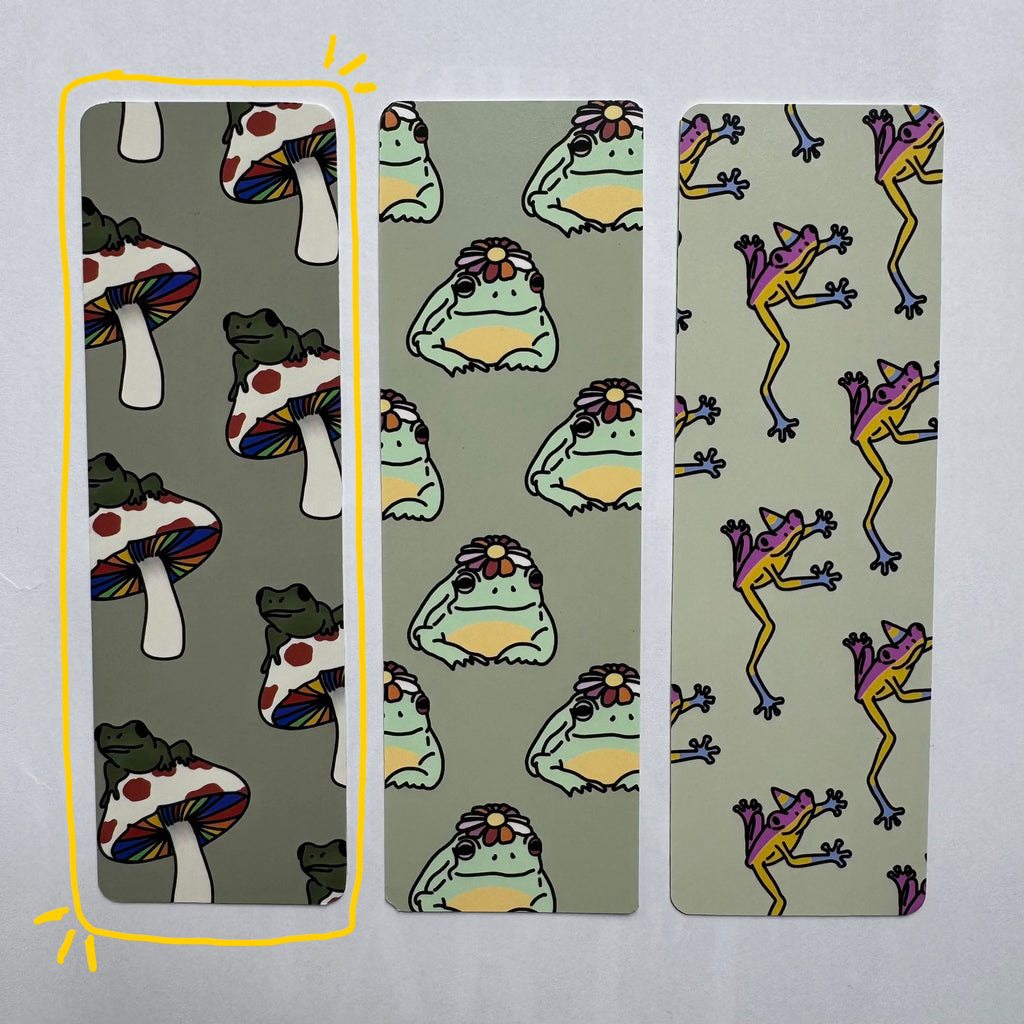 Pride Frog Bookmark